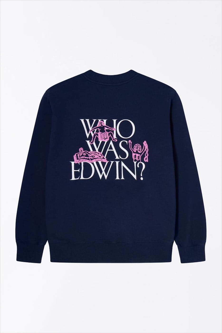 Edwin - Donkerblauwe Eros sweater