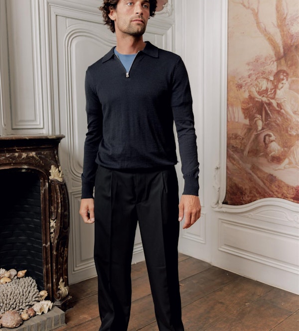WOODBIRD - Zwarte Ben Suit broek