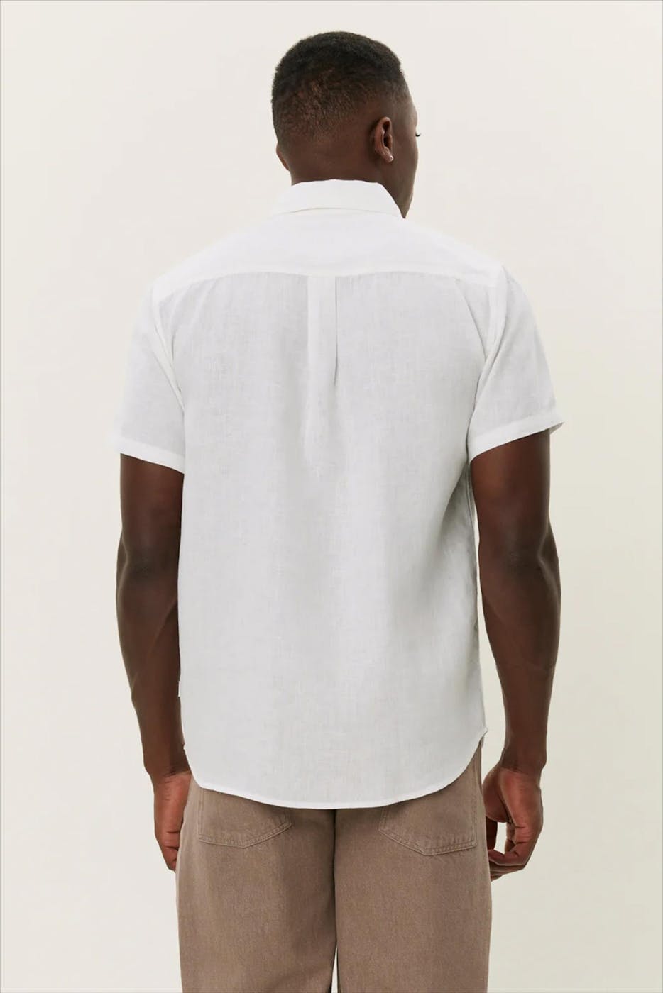 LES DEUX - Wit Kris Linen hemd