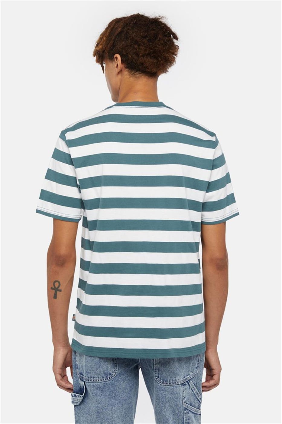Dickies - Petrol-Ecru Rivergrove T-shirt