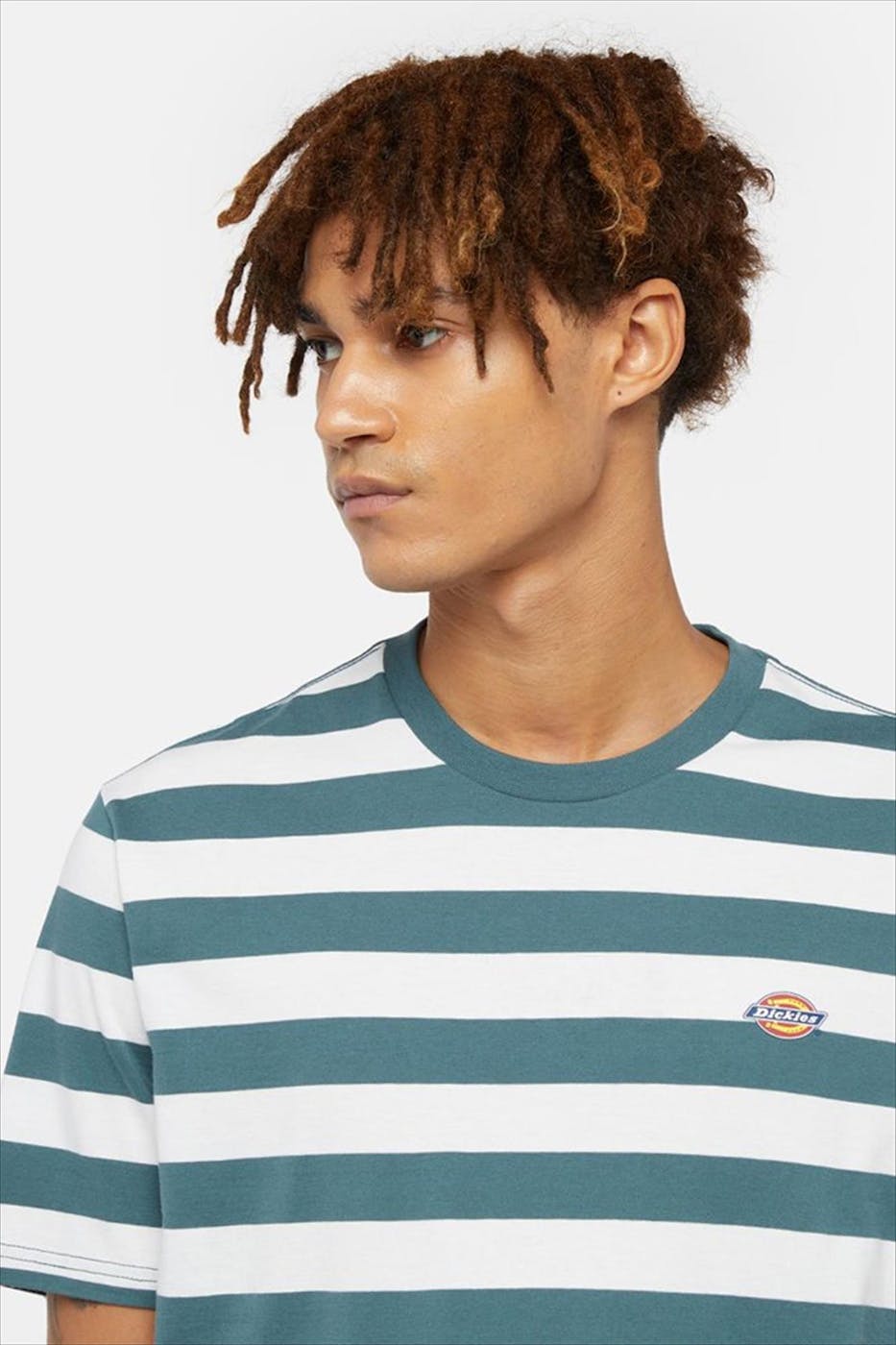 Dickies - Petrol-Ecru Rivergrove T-shirt