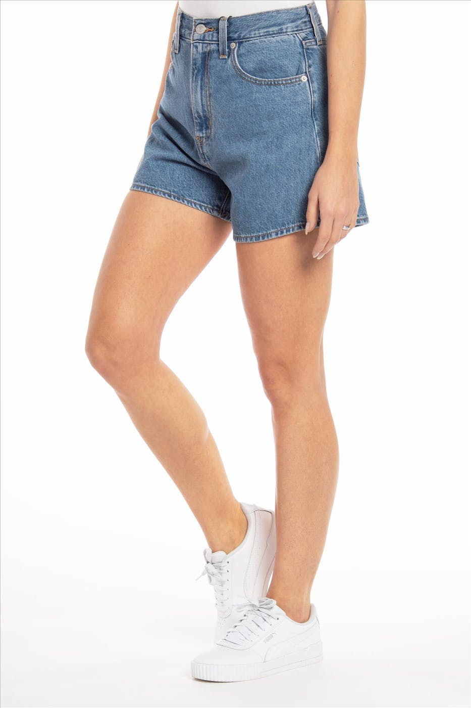 Levi's - Blauwe High Loose jeansshort