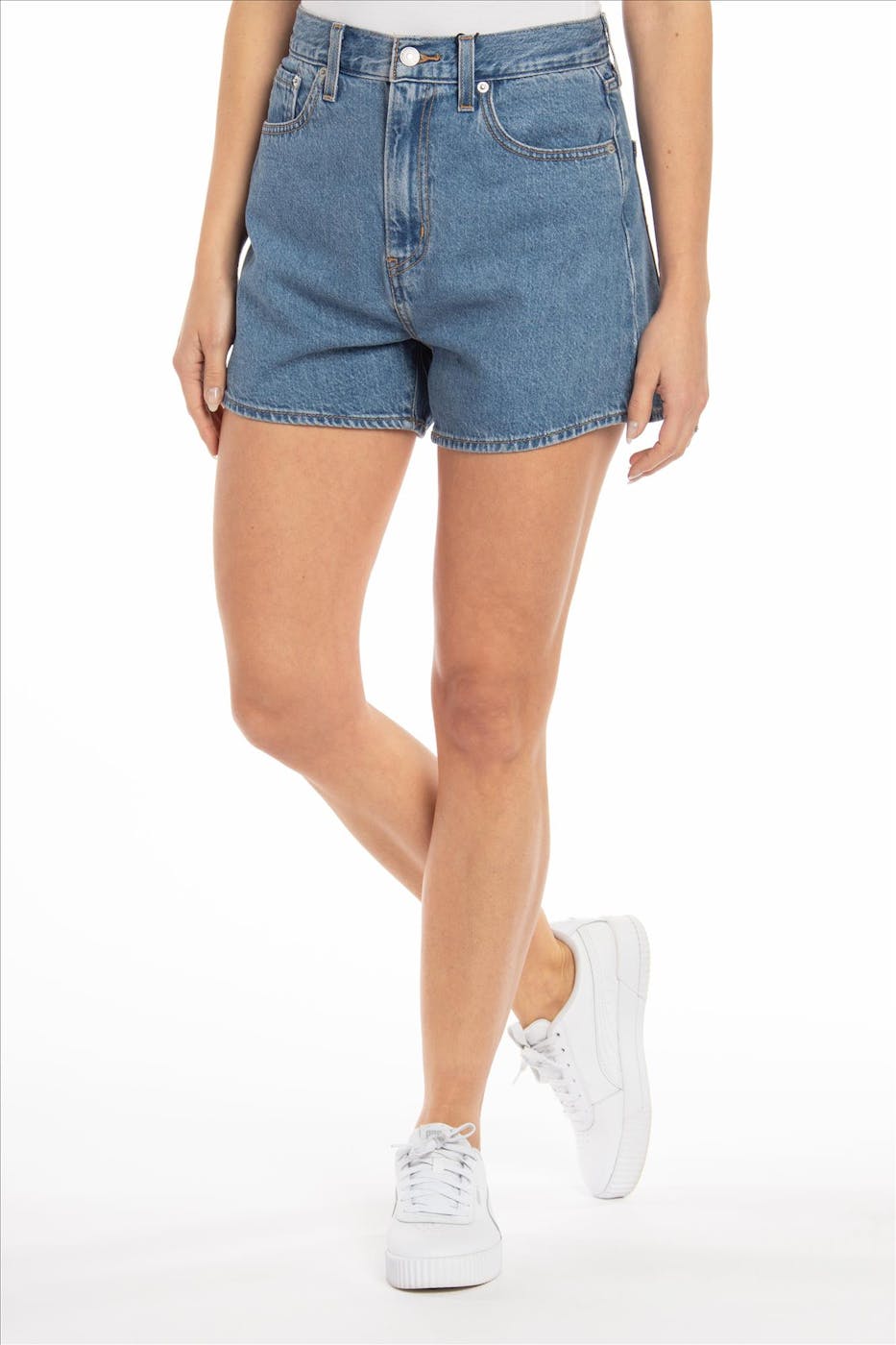 Levi's - Blauwe High Loose jeansshort