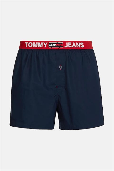Tommy Hilfiger Underwear - Donkerblauw-rode Woven Boxershort