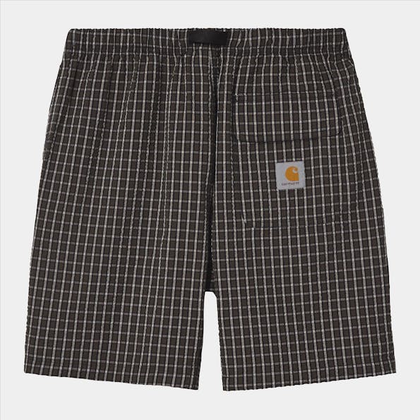 Carhartt WIP - Kaki geruite Dryden short