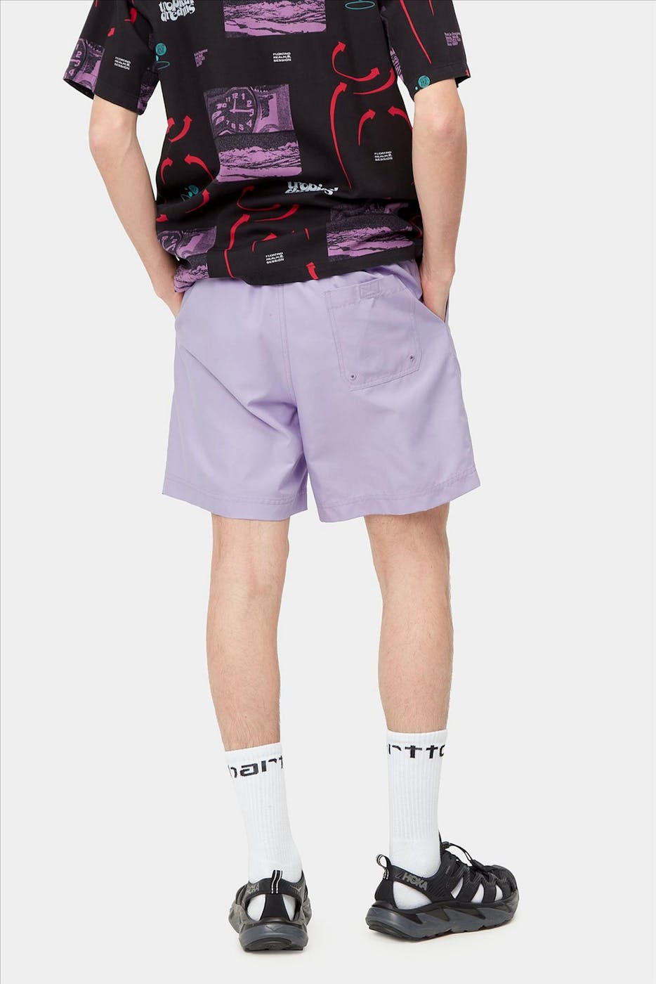 Carhartt WIP - Paarse Chase zwemshort