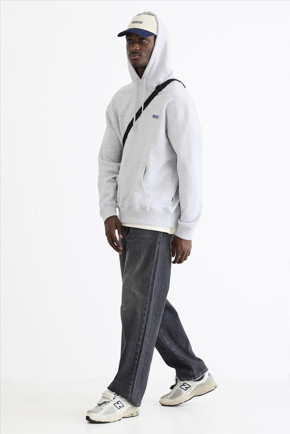 WOODBIRD - Grijze Pacs hoodie