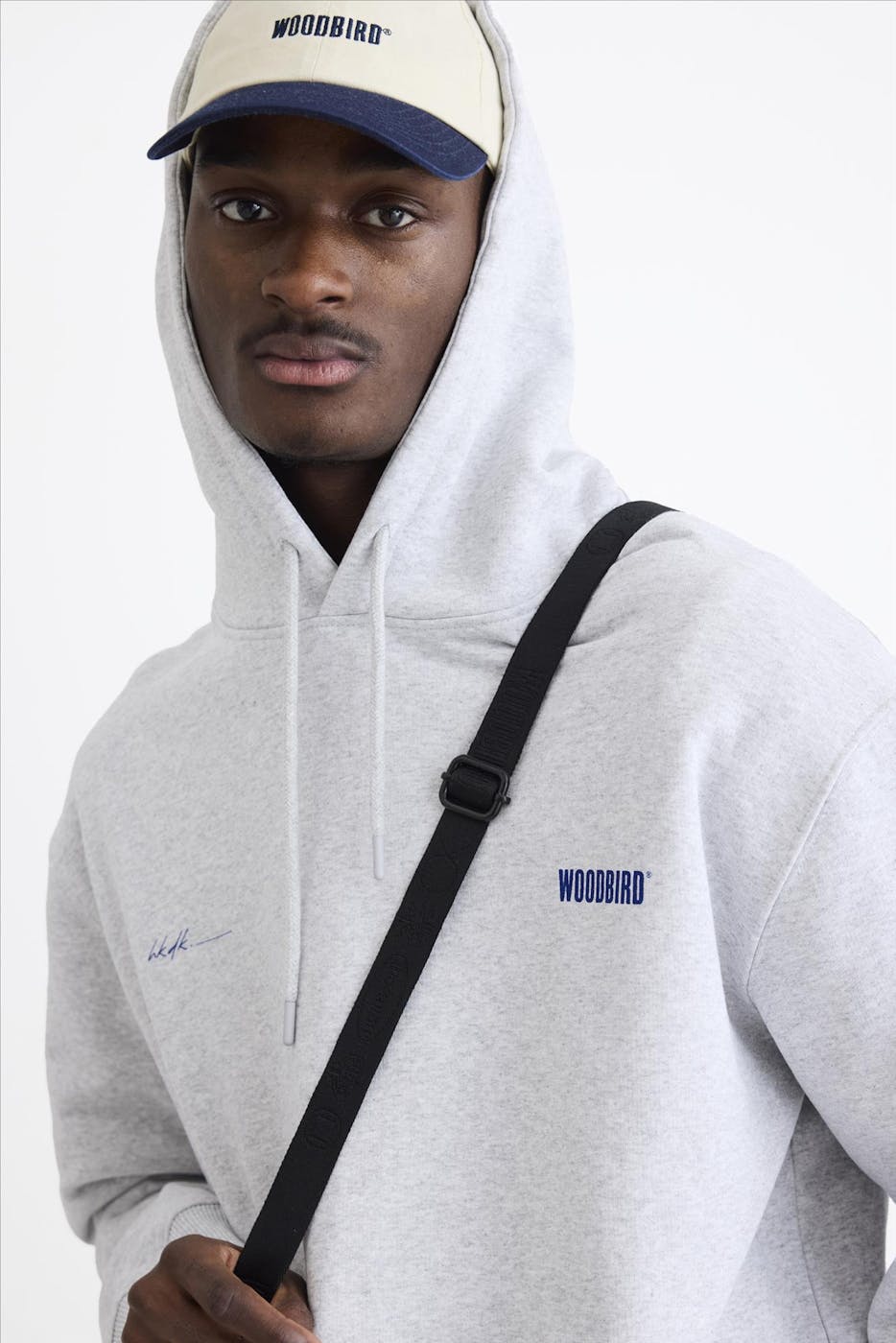 WOODBIRD - Grijze Pacs hoodie