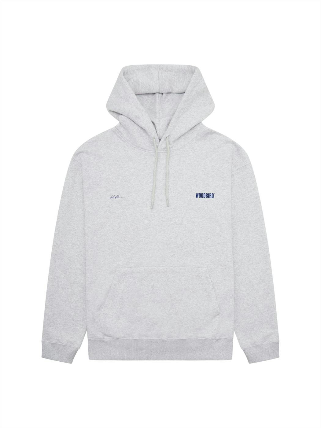 WOODBIRD - Grijze Pacs hoodie