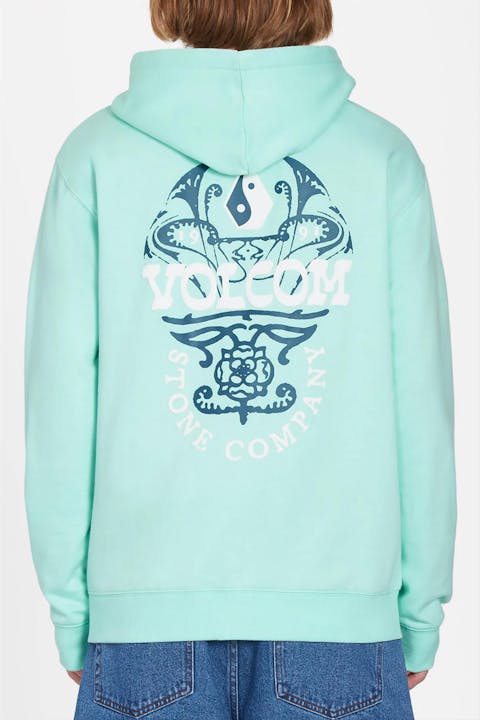 Volcom - Lichtgroene Puffstone hoodie