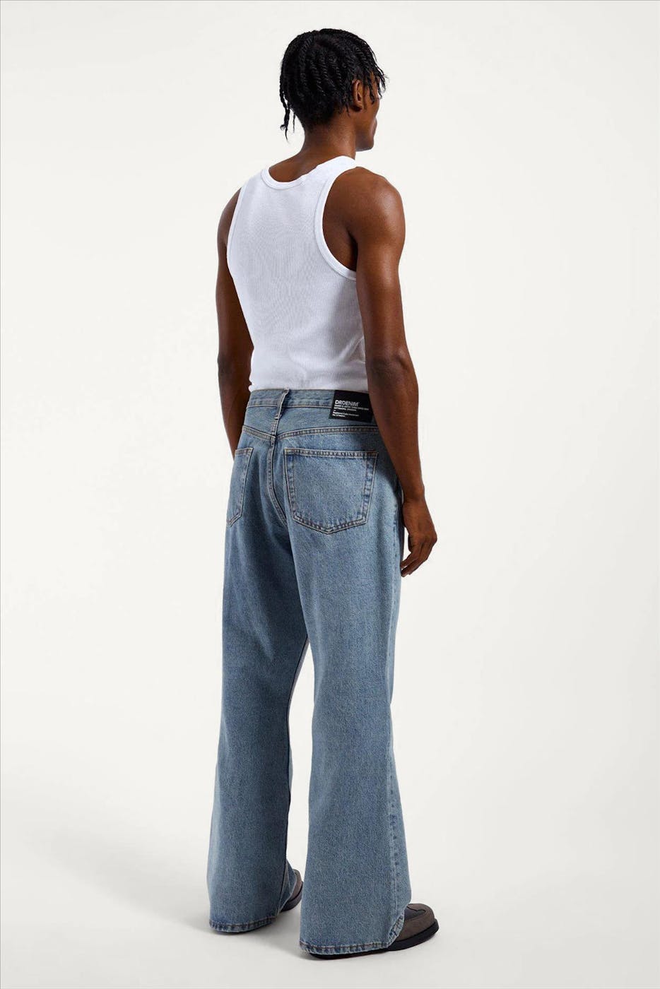 Dr. Denim - Retro Blauwe Rift relaxed jeans