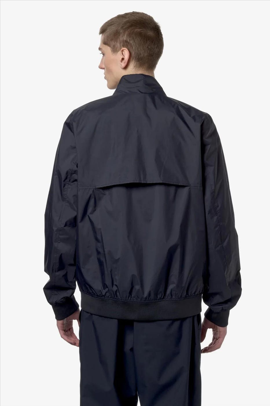 K-Way - Donkerblauwe-Kaki Arsene Plus Double bomberjas