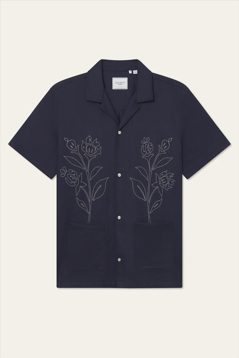 LES DEUX  - Donkerblauw Kingsley hemd