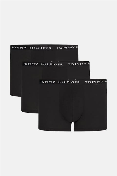 Tommy Hilfiger Underwear - Zwarte 3-pack Trunk boxershorts