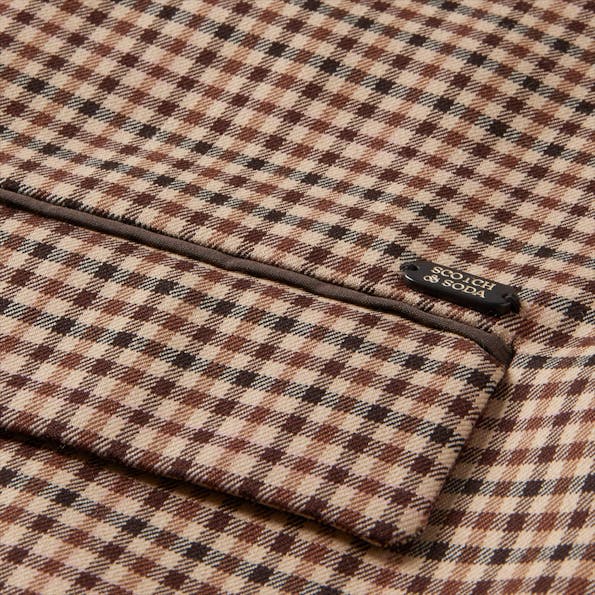 Scotch & Soda - Beige Double-Breasted Oversized mantel