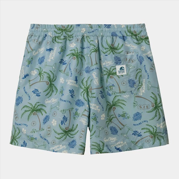 Carhartt WIP - Blauwe Palmboom Drift zwemshort