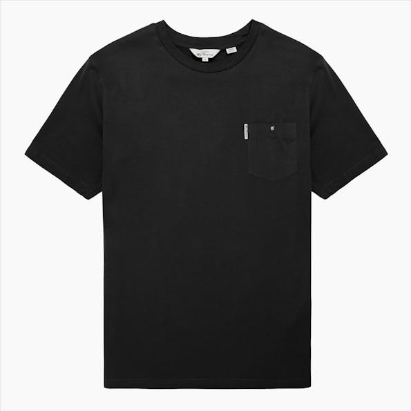 Ben Sherman - Zwarte Signature Pocket T-shirt