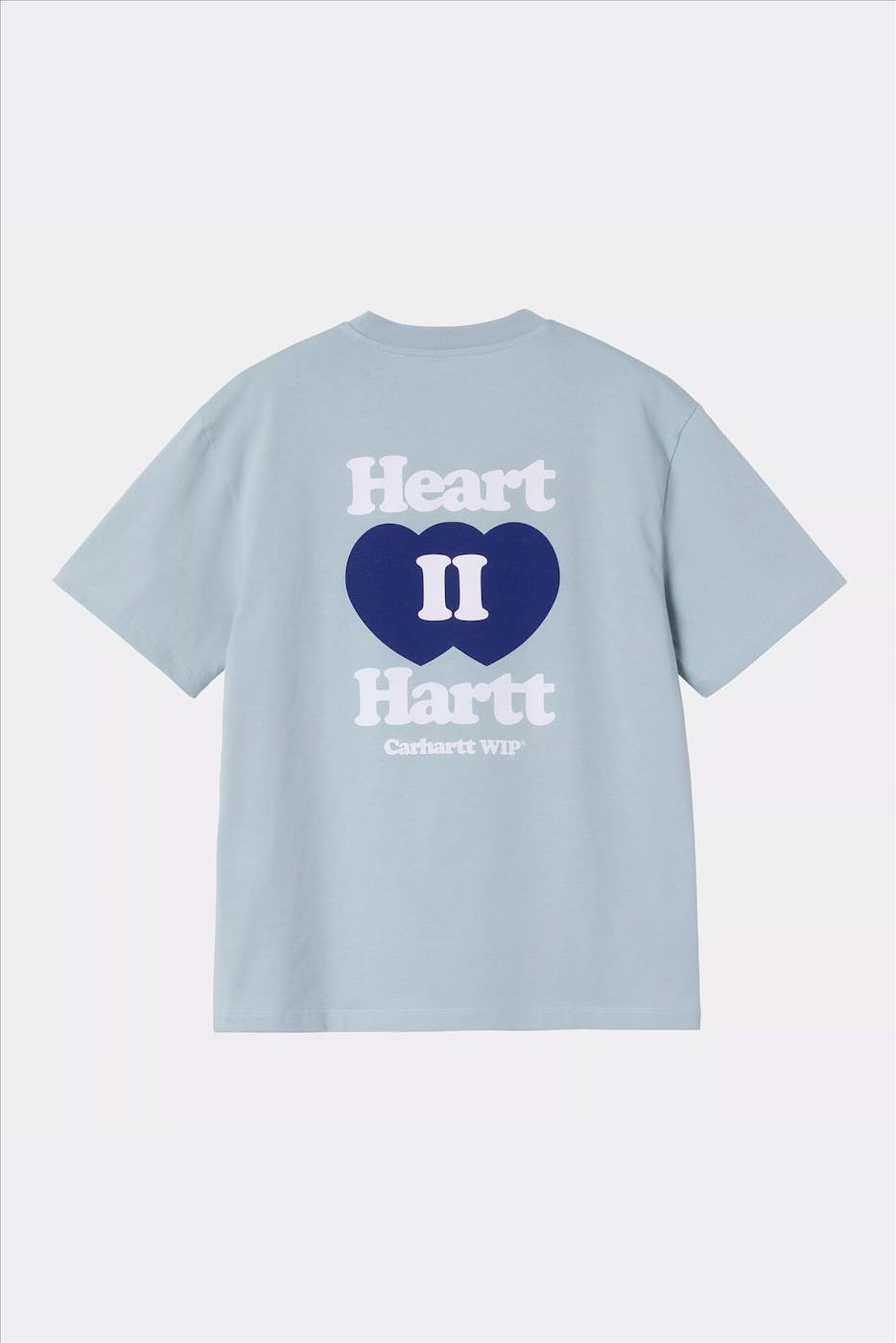 Carhartt WIP - Lichtblauwe Heart II Hartt T-shirt