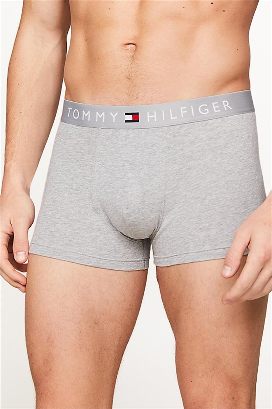 Tommy Hilfiger Underwear - Grijs-Wit-Zwarte 3-pack Original trunk boxershorts
