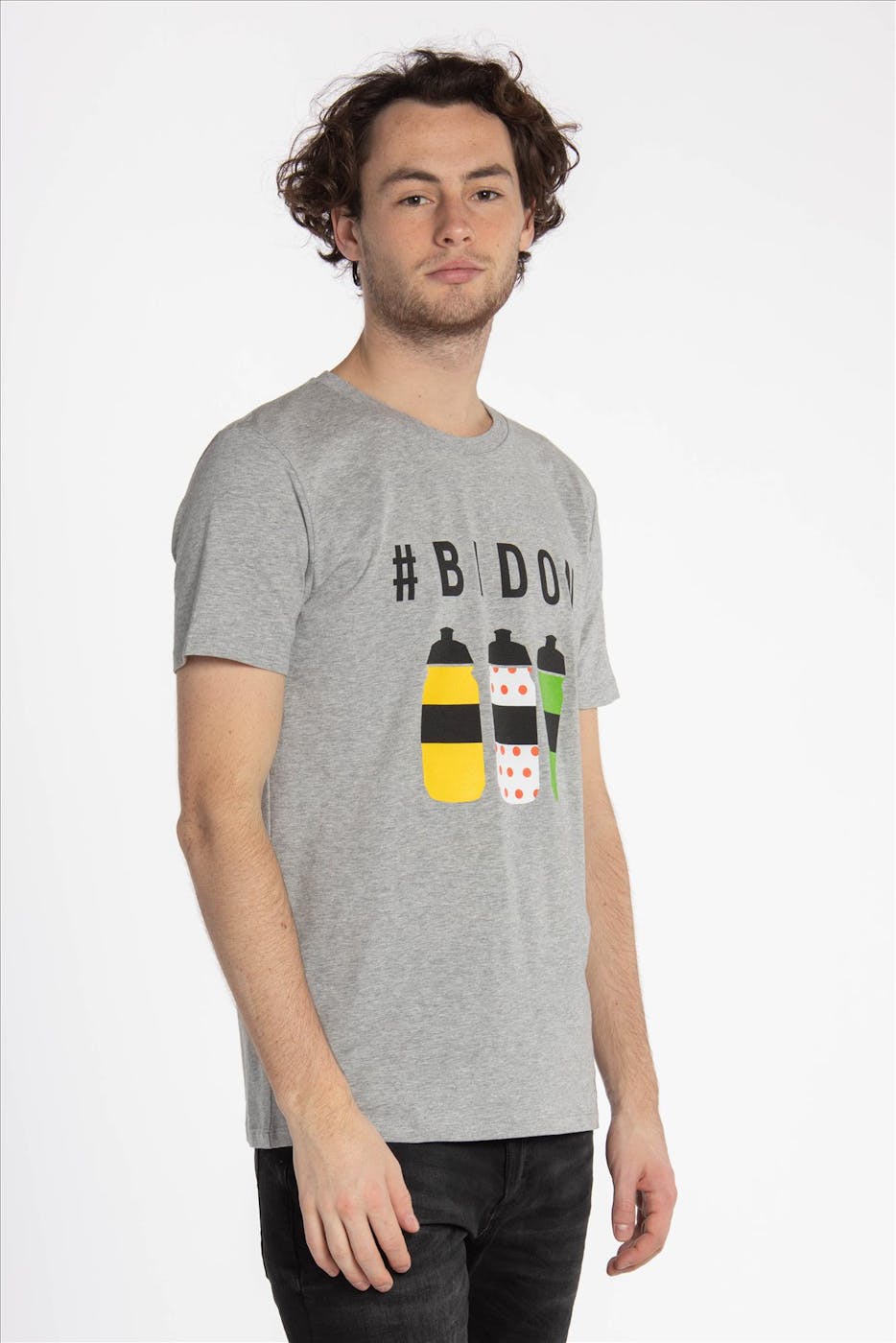 Brooklyn - Intwiel Grijze Bidon T-shirt