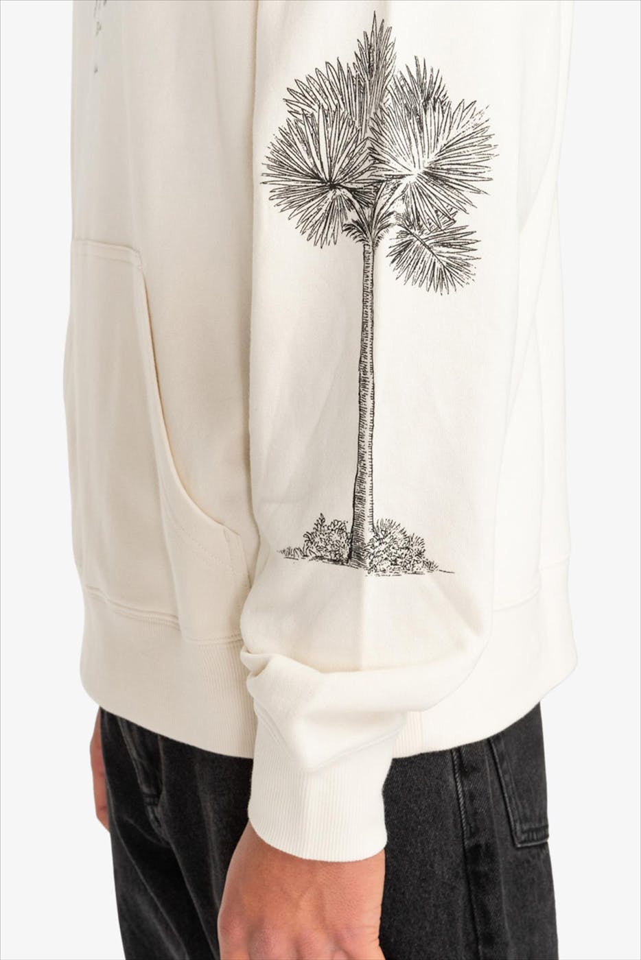 RVCA - Ecru Tiger Style hoodie