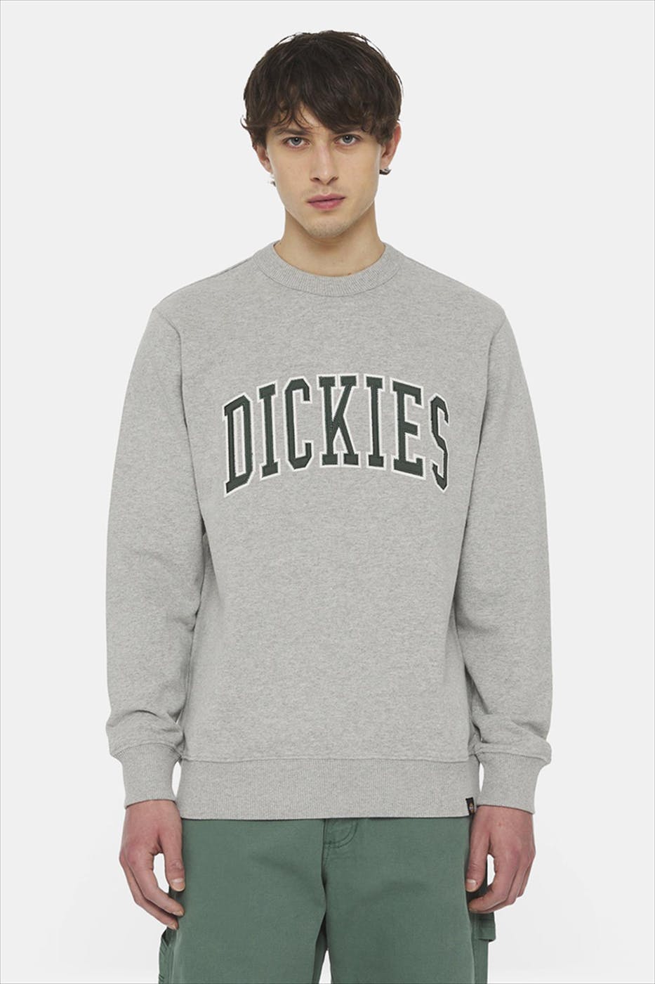 Dickies - Grijze Brand Patch sweater