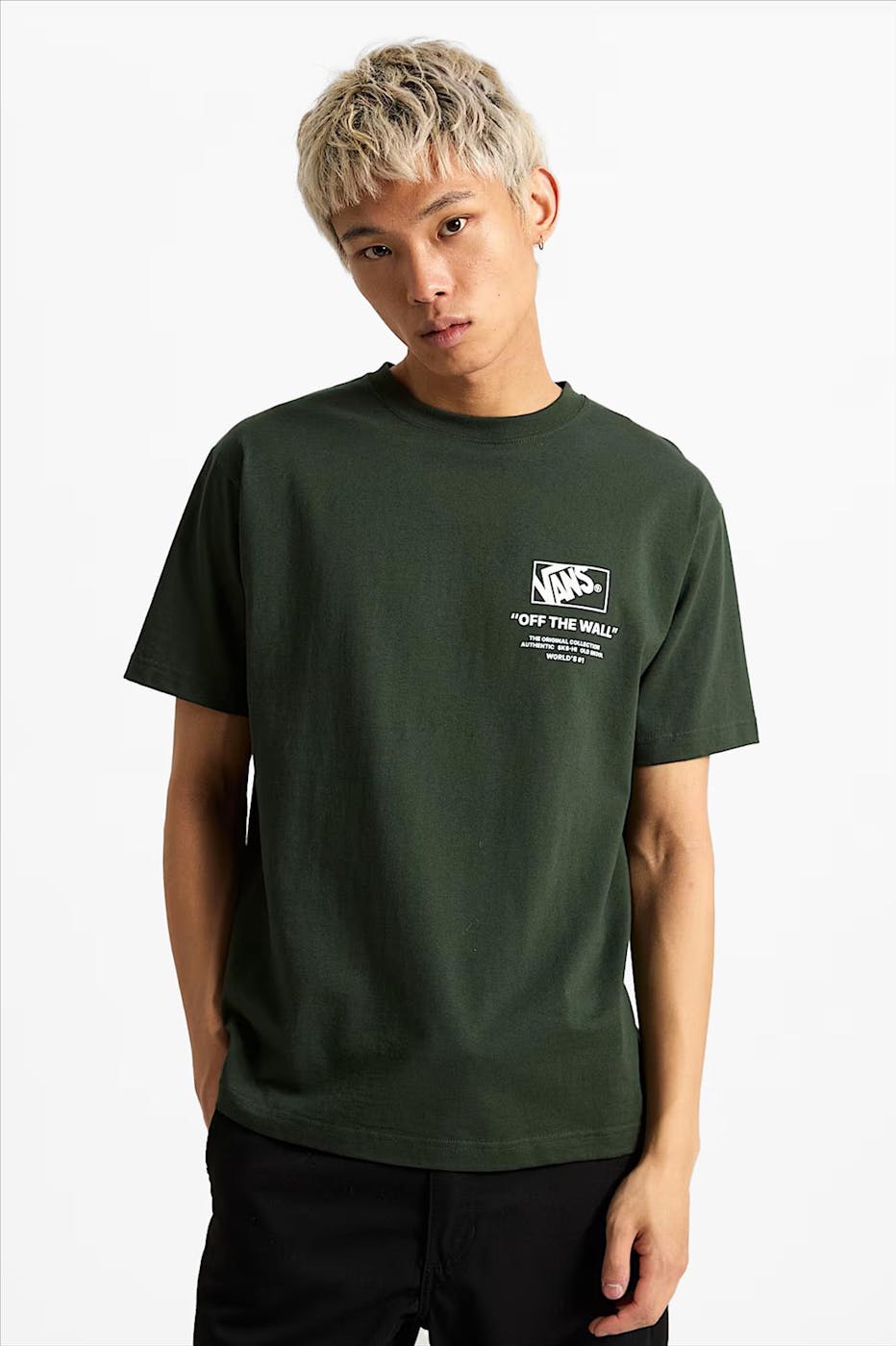 Vans - Donkergroene Stockpile T-shirt