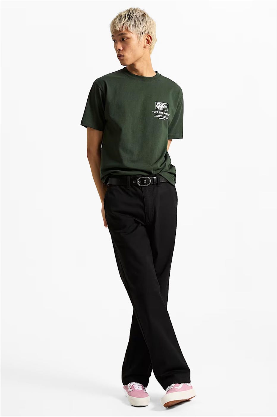 Vans - Donkergroene Stockpile T-shirt