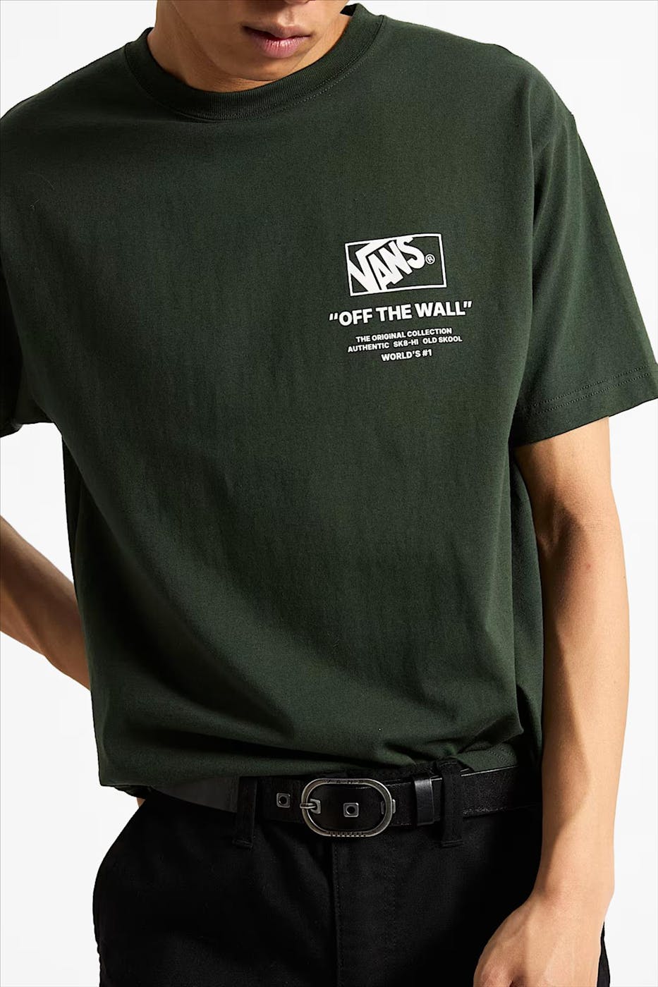 Vans - Donkergroene Stockpile T-shirt