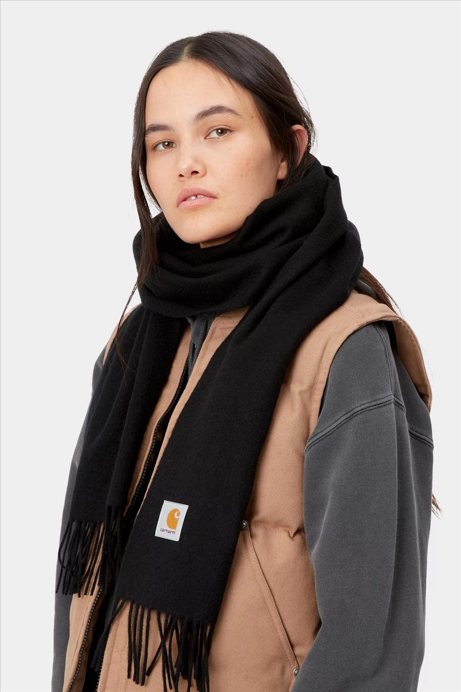 Carhartt WIP - Zwarte Clan sjaal