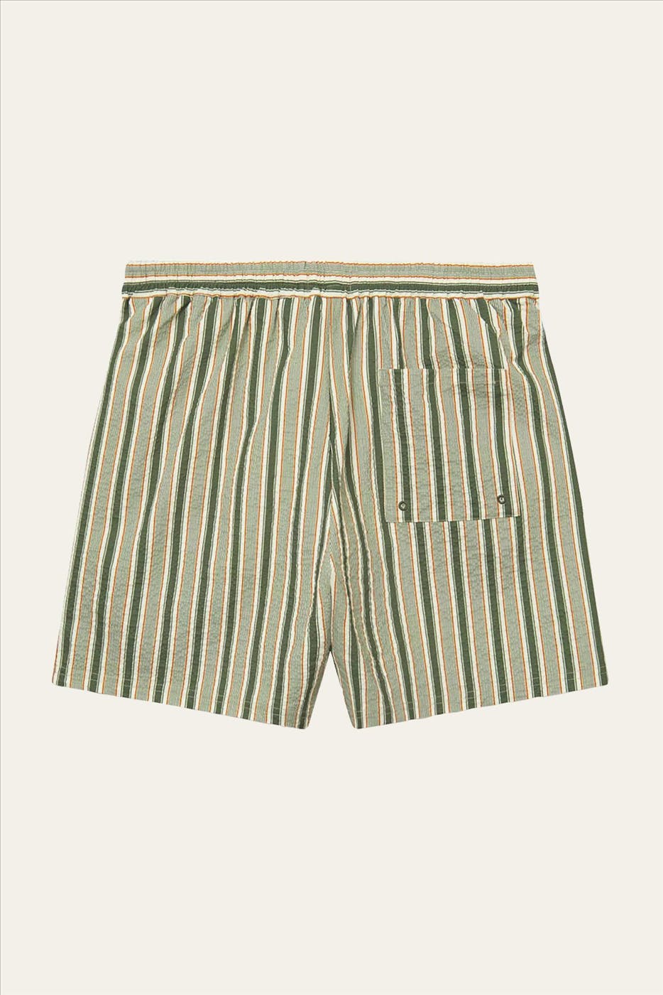 LES DEUX - Groene Stan Stripes zwemshort