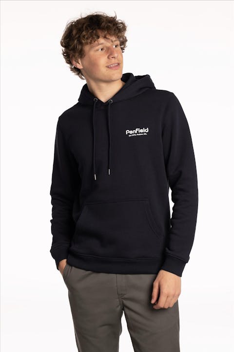 Penfield - Donkerblauwe Logo hoodie