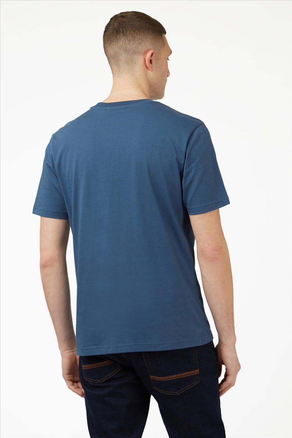 Ben Sherman - Blauwe Target Cassette T-shirt