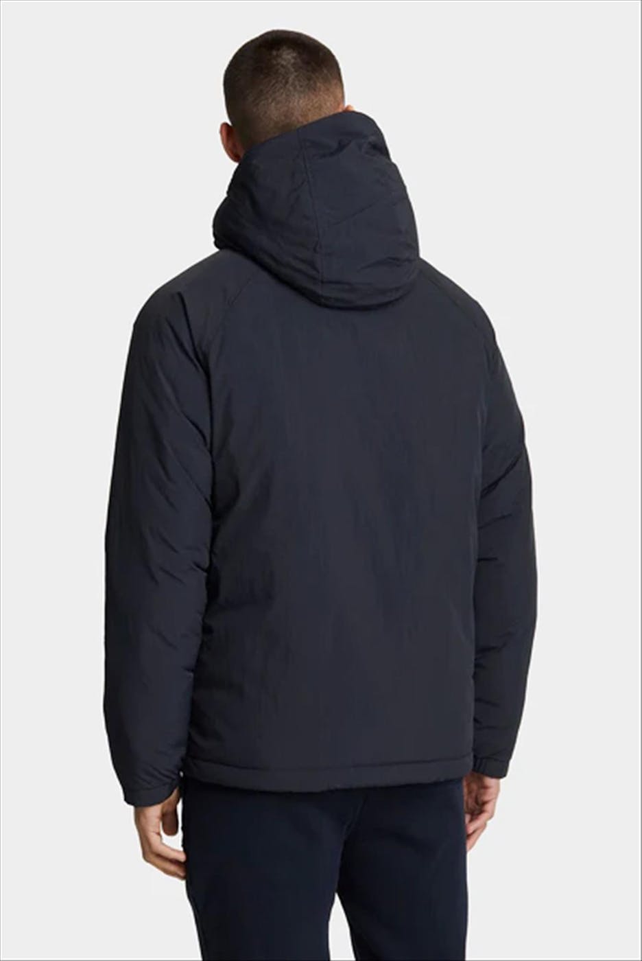 Lyle & Scott - Donkerblauwe Padded pufferjas