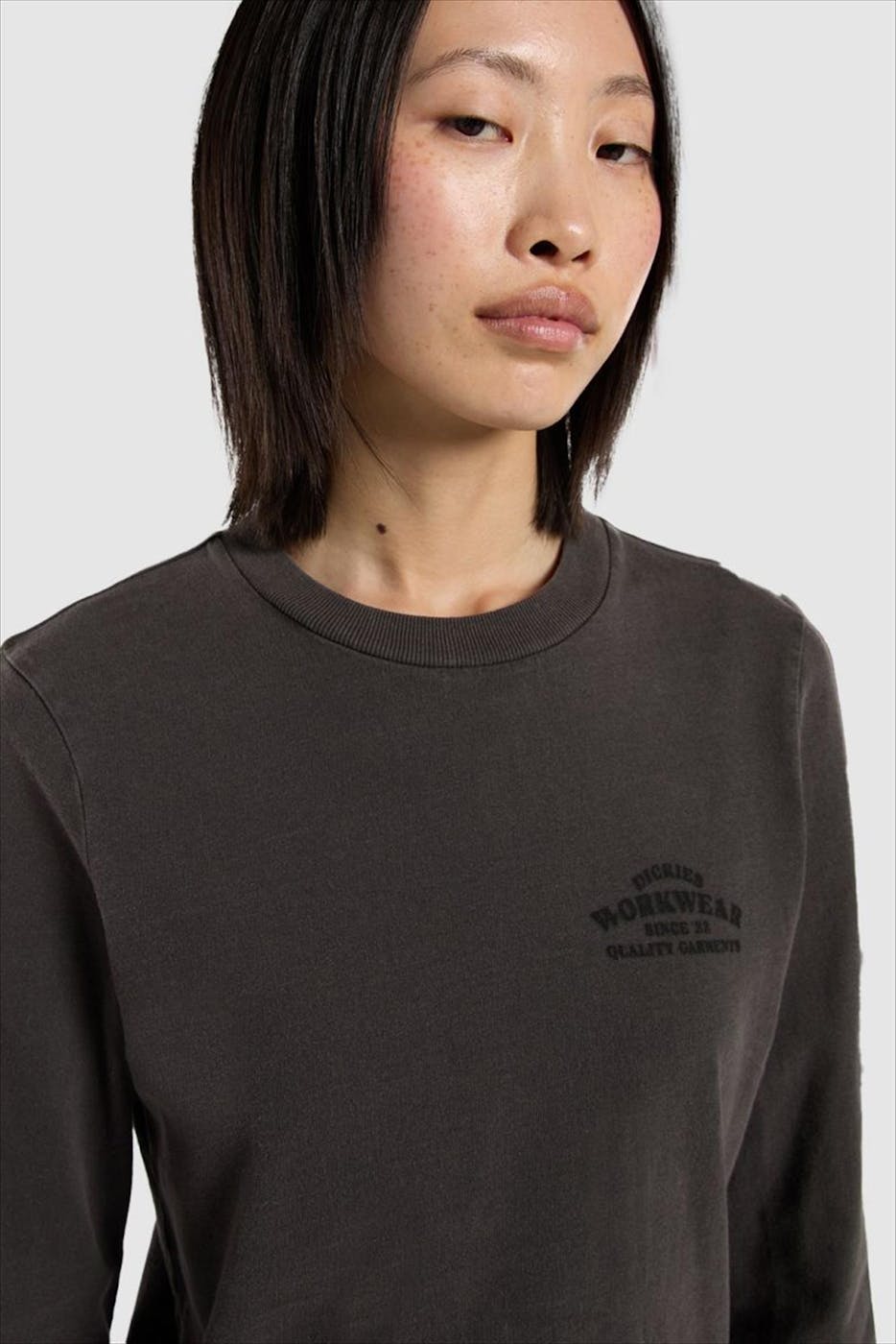 Dickies - Donkergrijze Christiana longsleeve