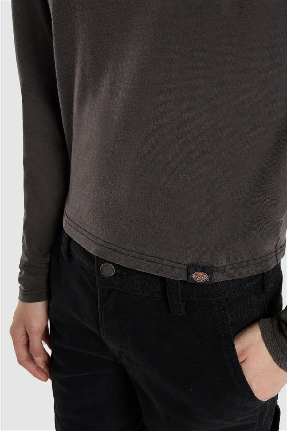 Dickies - Donkergrijze Christiana longsleeve