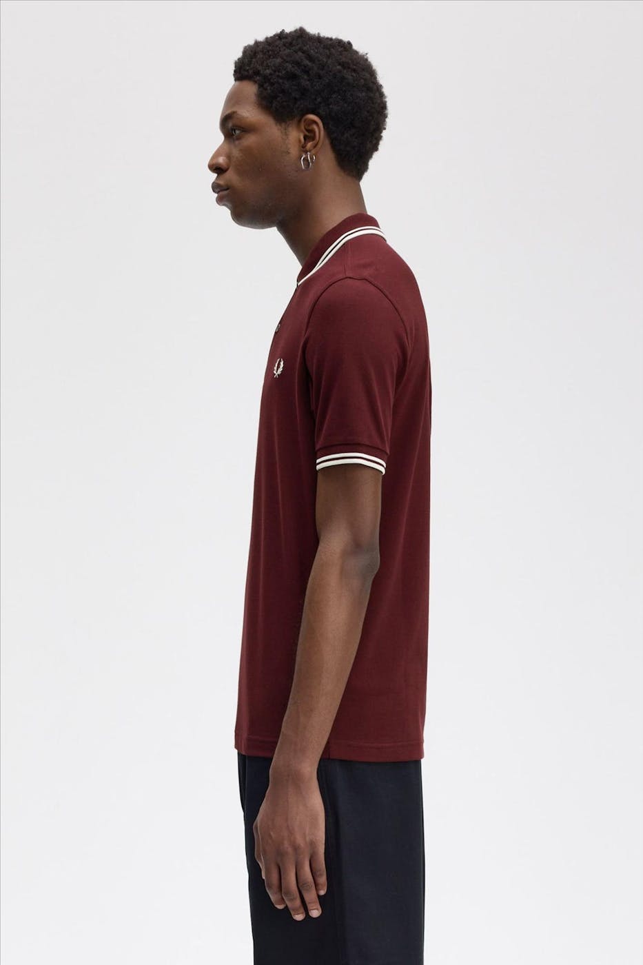 Fred Perry - Bordeaux Twin Tipped polo