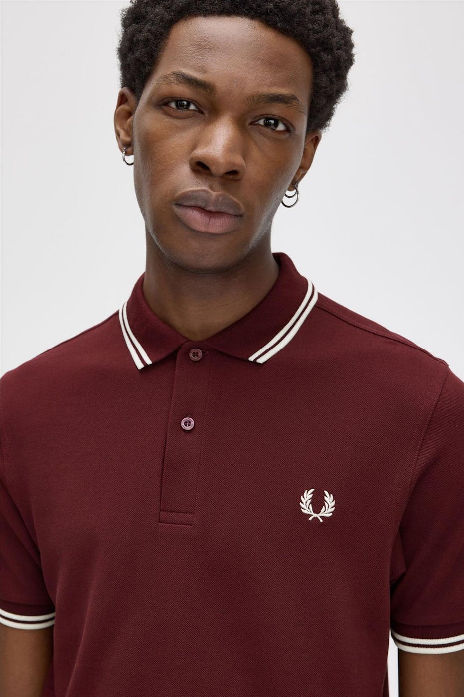 Fred Perry - Bordeaux Twin Tipped polo