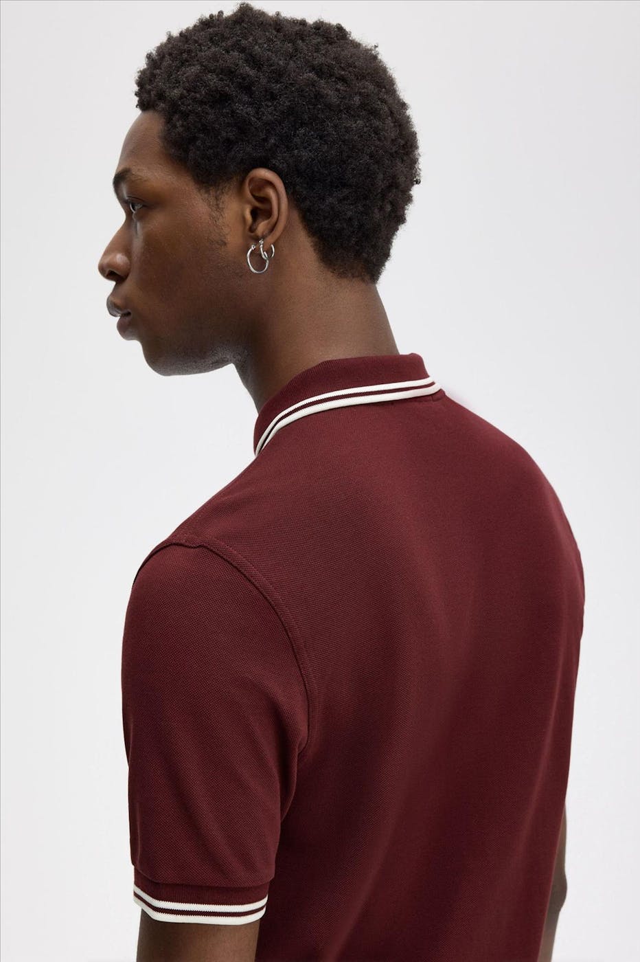 Fred Perry - Bordeaux Twin Tipped polo