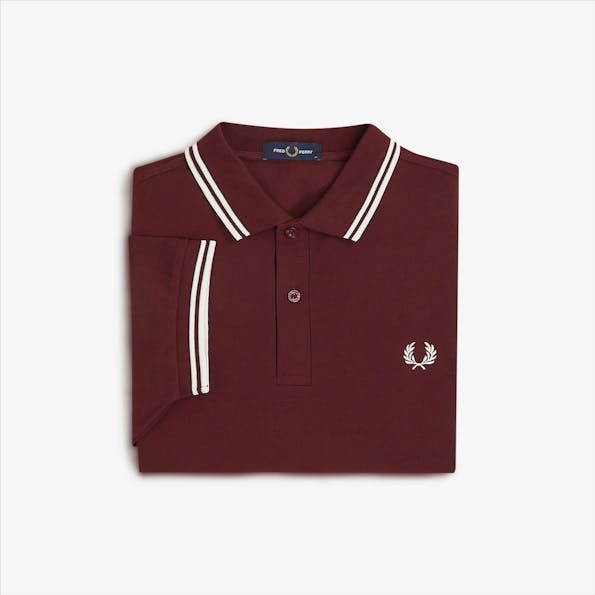 Fred Perry - Bordeaux Twin Tipped polo