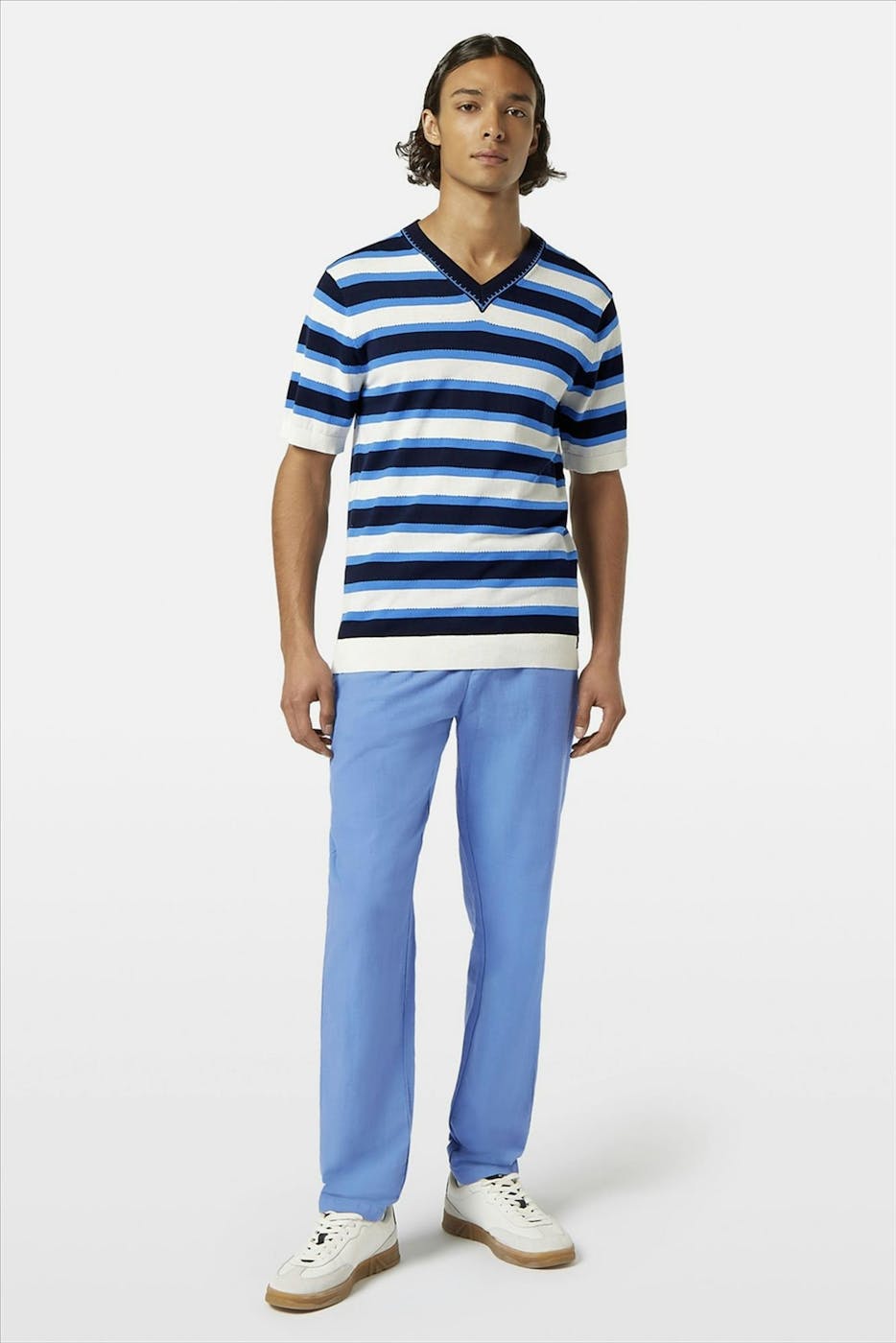 Scotch & Soda - Lichtblauwe Warren Straight broek