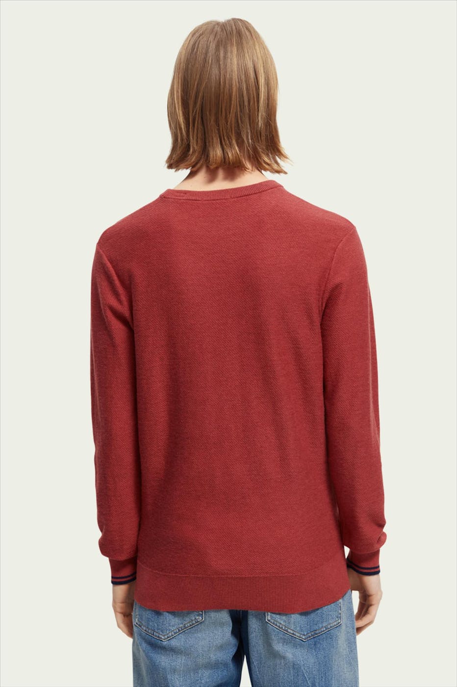 Scotch & Soda - Bordeaux Structured trui