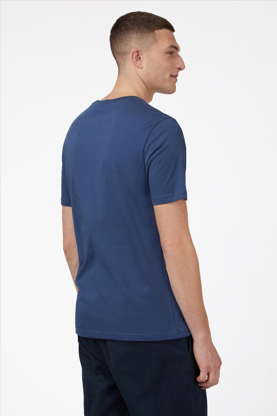 Ben Sherman - Blauwe Music Target T-shirt