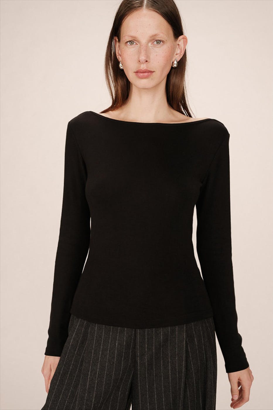 Grace & Mila - Zwarte Stanley longsleeve