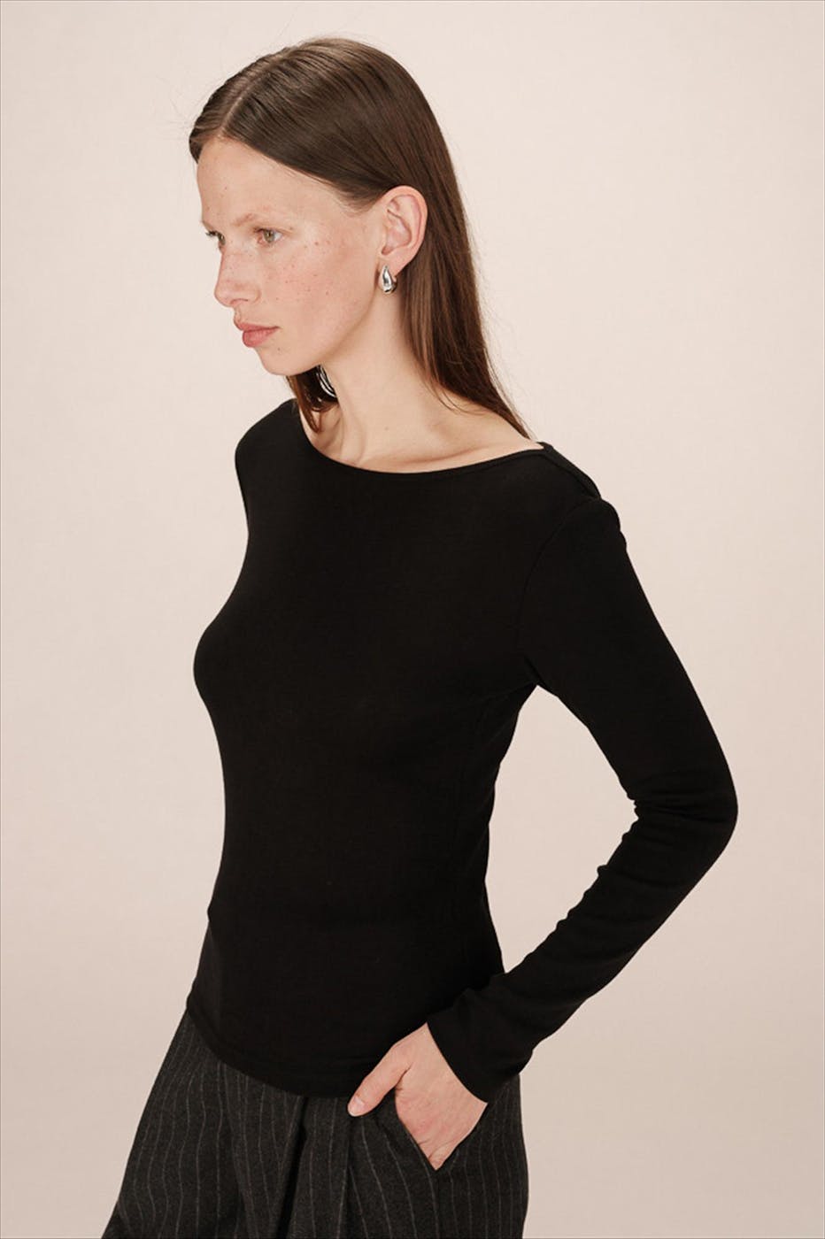 Grace & Mila - Zwarte Stanley longsleeve