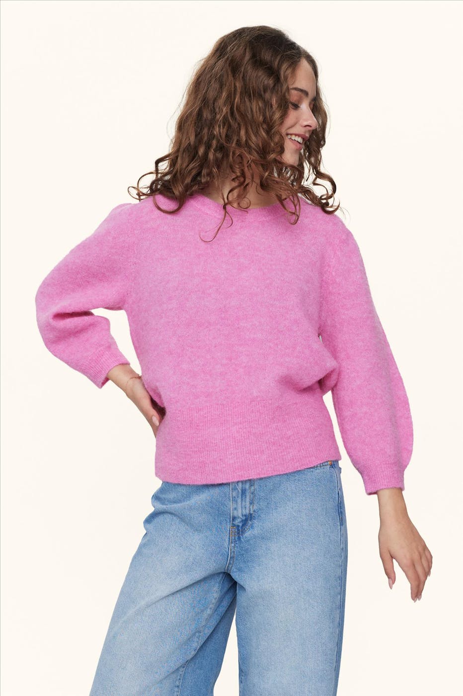 Nümph - Roze Rietta trui