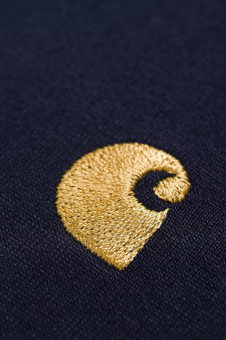 Carhartt WIP - Donkerblauwe Chase T-shirt