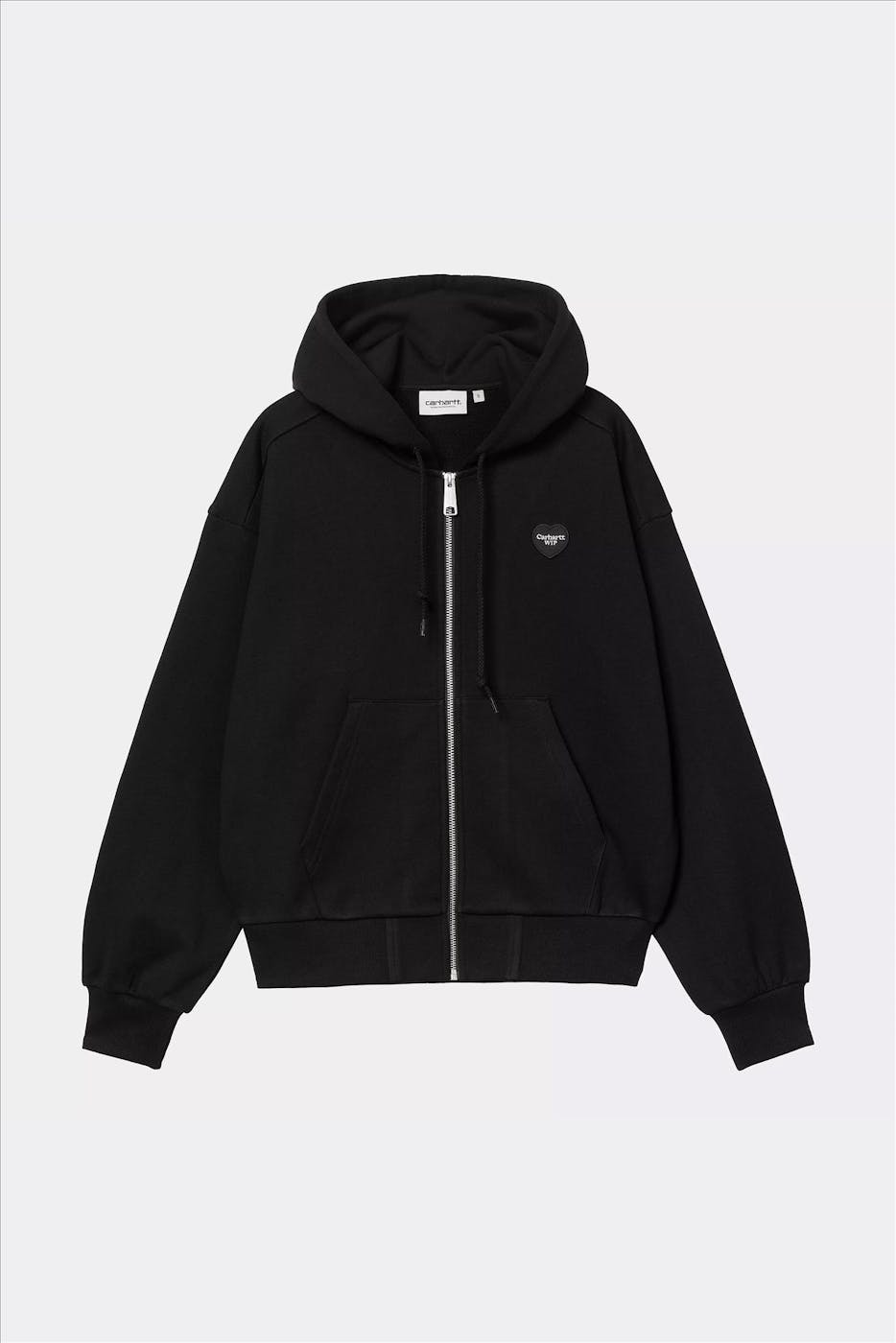 Carhartt WIP - Zwarte Heart II Hartt zip hoodie