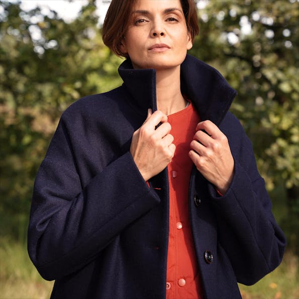 Sessùn - Donkerblauw Paradise mantel