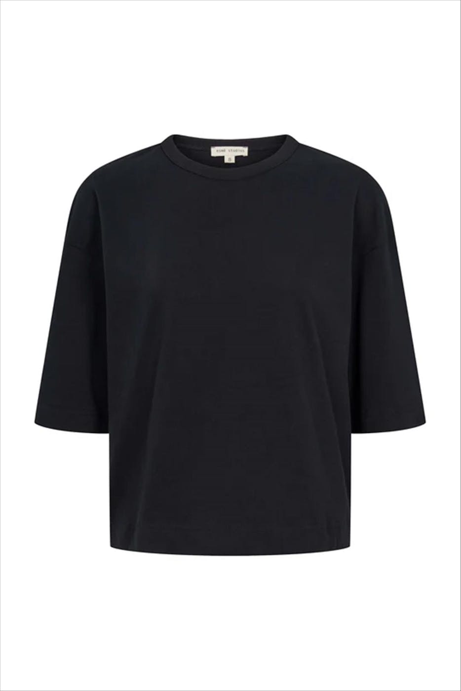 esmé studios - Zwarte Signe Boxy T-shirt